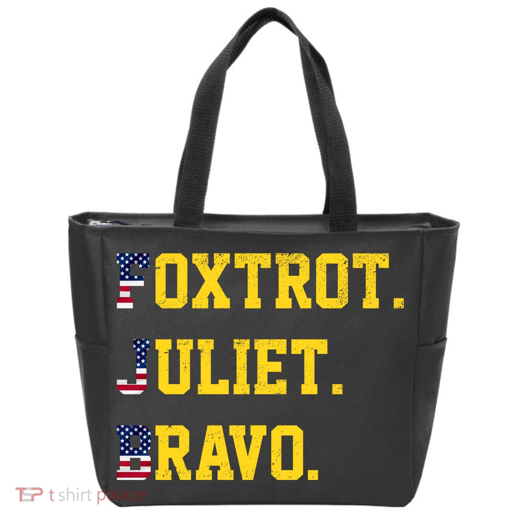 FJB Foxtrout Juliet Bravo USA Pro American America Tote Bag
