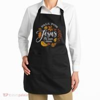 Fall For Jesus He Never Leaves Apron thumb 2