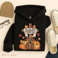 Fall For Jesus Thanksgiving Autumn Hoodie thumb 4