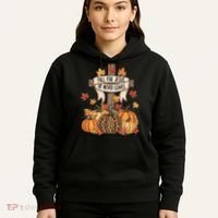 Fall For Jesus Thanksgiving Autumn Hoodie thumb 5