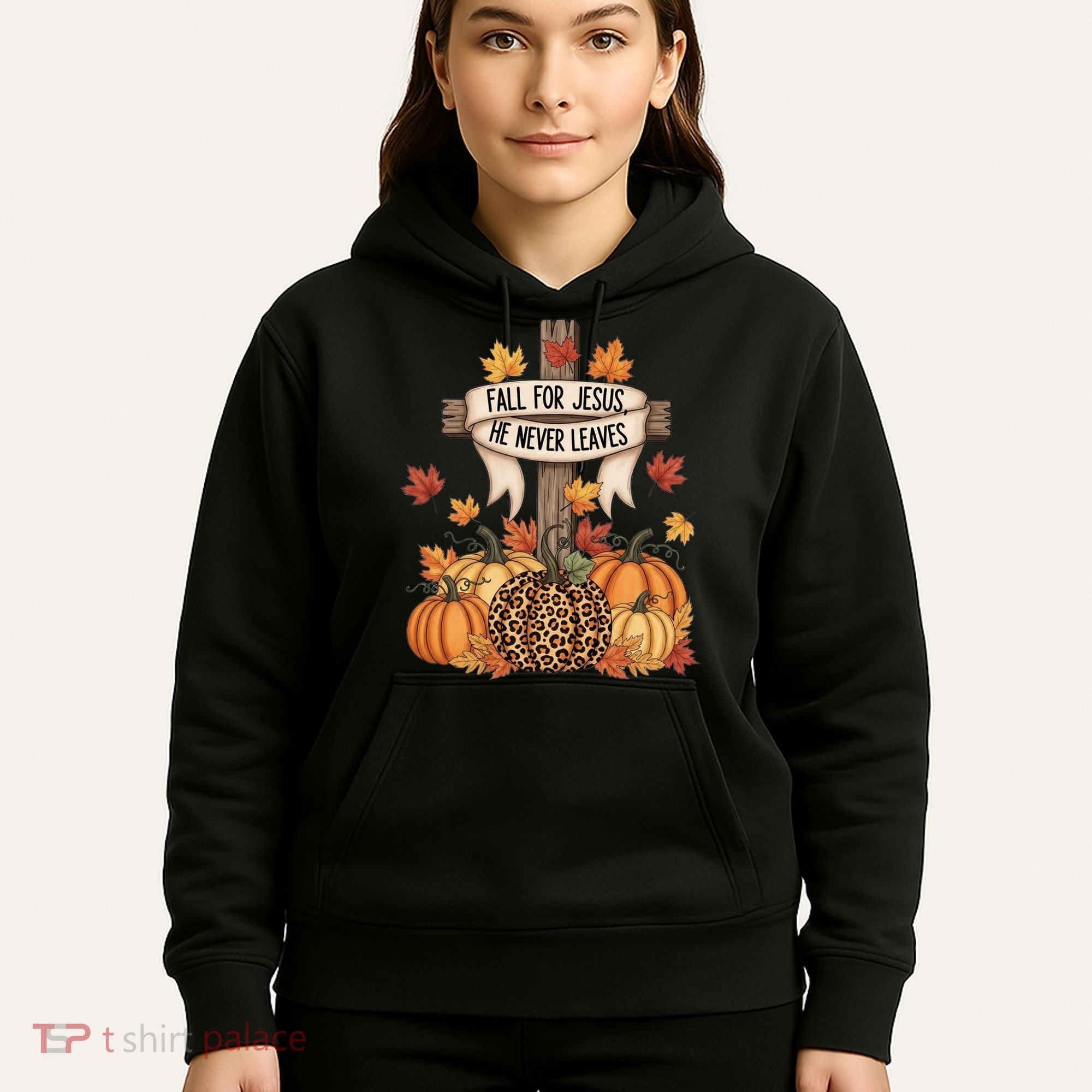 Fall For Jesus Thanksgiving Autumn Hoodie