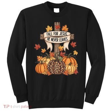 Fall For Jesus Thanksgiving Autumn Sweatshirt