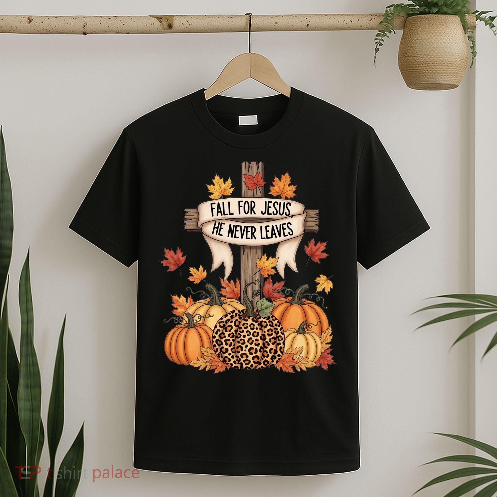 Fall For Jesus Thanksgiving Autumn T-Shirt
