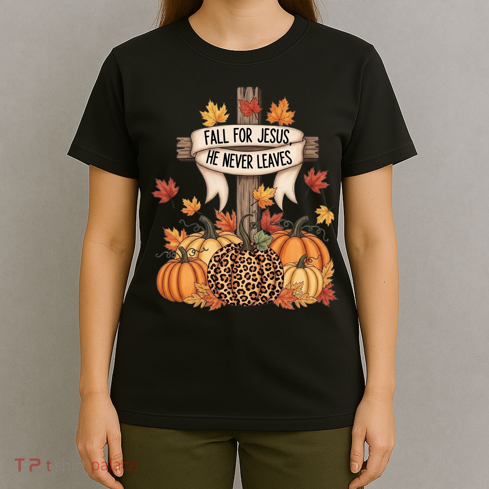Fall For Jesus Thanksgiving Autumn T-Shirt
