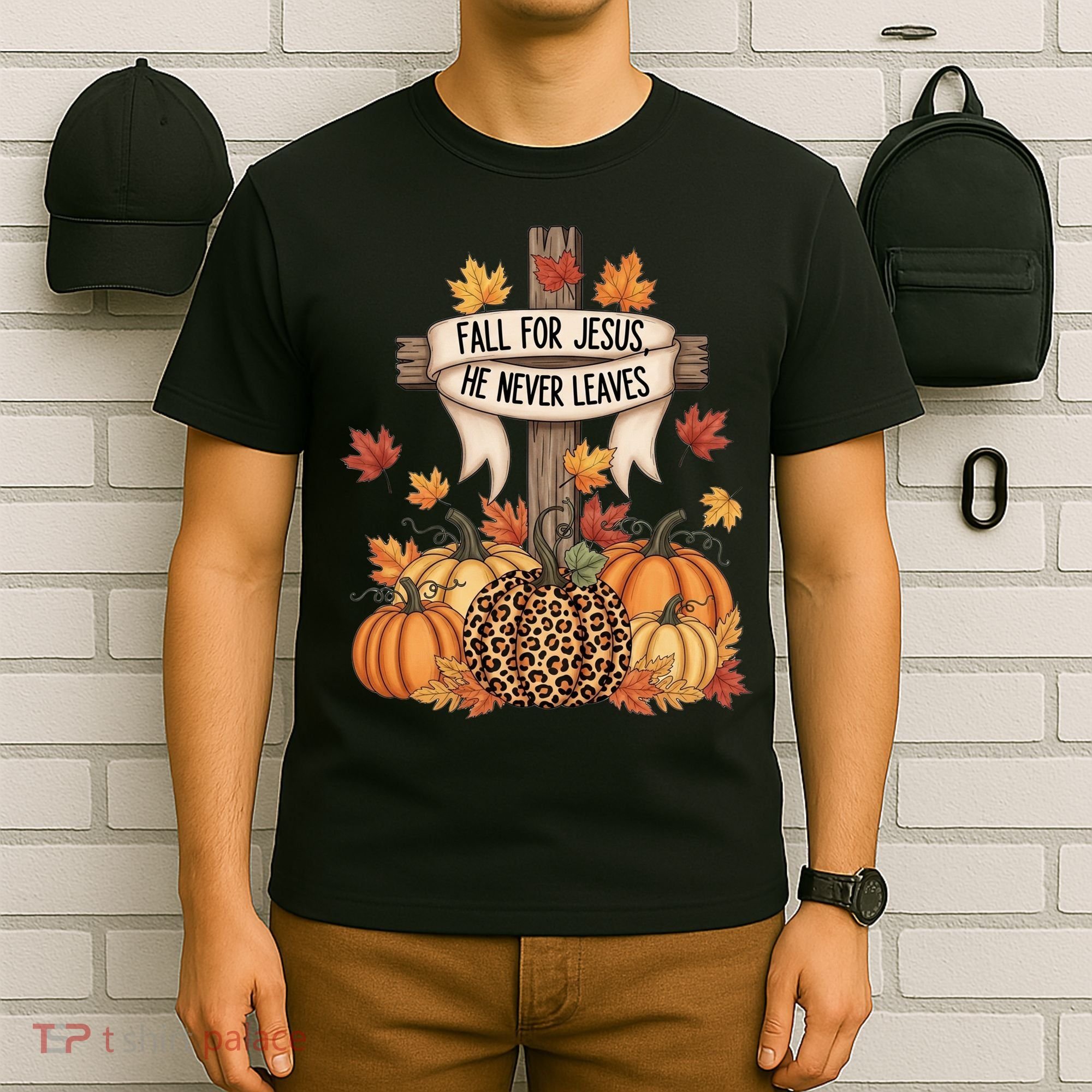 Fall For Jesus Thanksgiving Autumn T-Shirt