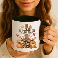 Fall For Jesus Thanksgiving Autumn Coffee Mug thumb 3