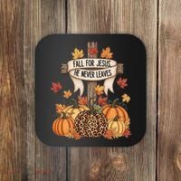 Fall For Jesus Thanksgiving Autumn Coaster thumb 0