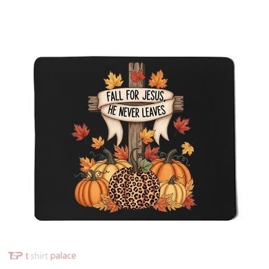 Fall For Jesus Thanksgiving Autumn Mousepad