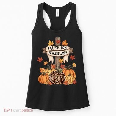 Fall For Jesus Thanksgiving Autumn Women's Tank Top