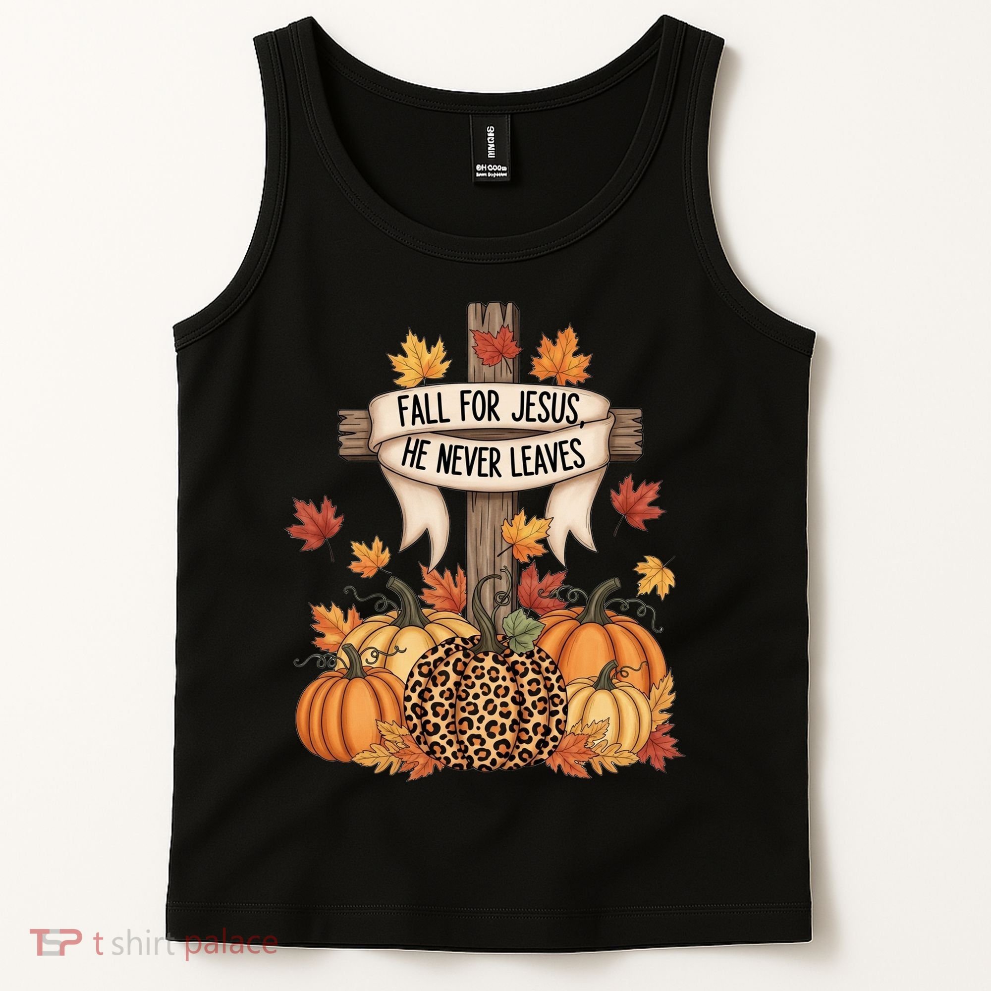 Fall For Jesus Thanksgiving Autumn Tank Top