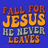 Fall For Jesus He Never Leaves Christian Faith Thanksgiving Gift Tank Top thumb 6