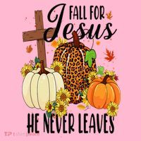 Fall For Jesus He Never Leaves Christian Autumn Thanksgiving  Coaster thumb 2