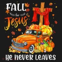 Fall For Jesus He Never Leaves Cross Jesus Christian Lover T-Shirt thumb 7