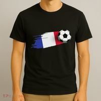 France Flag Jersey French Soccer Team French T-Shirt thumb 3
