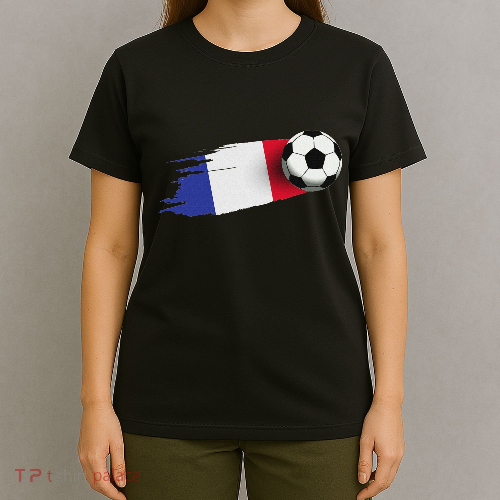 France Flag Jersey French Soccer Team French T-Shirt