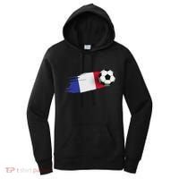 France Flag Jersey French Soccer Team French Women's Hoodie thumb 0