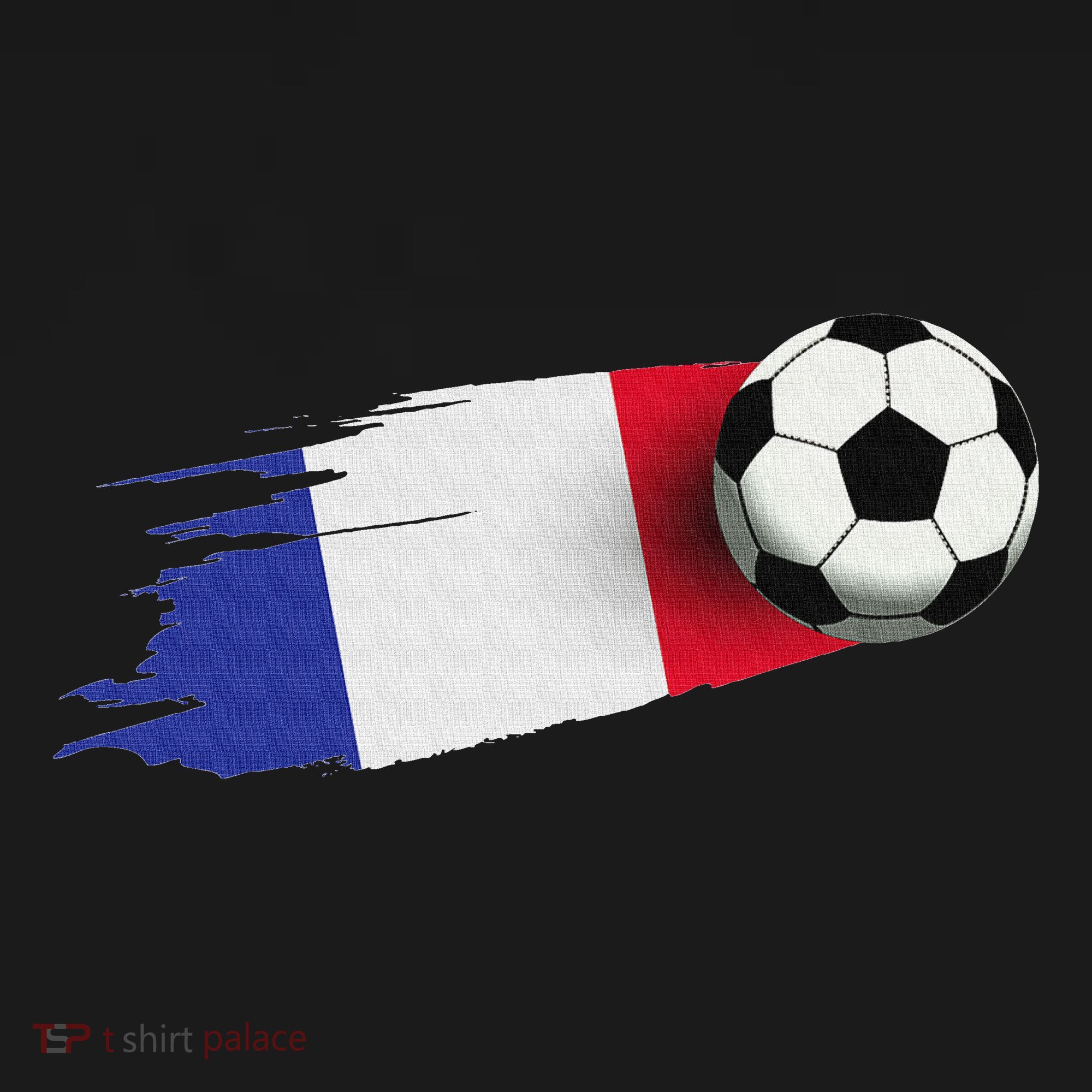 France Flag Jersey French Soccer Team French Women's Hoodie