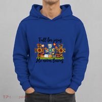Fall For Jesus He Never Leaves Thanksgiving Family Matching Gift Hoodie thumb 0