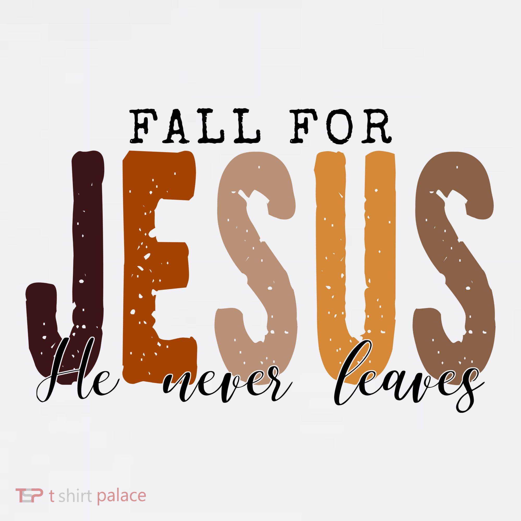 Fall For Jesus He Never Leaves Quote Women's Hoodie