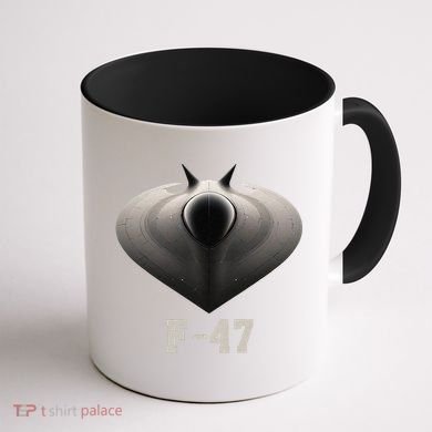 F47 Fighter Jet 6th Generation In Imagination Coffee Mug back