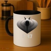 F47 Fighter Jet 6th Generation In Imagination Coffee Mug thumb 4