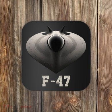 F47 Fighter Jet 6th Generation In Imagination Coaster