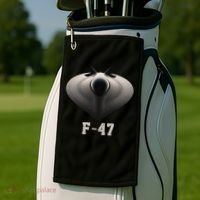 F47 Fighter Jet 6th Generation In Imagination Golf Towel thumb 2