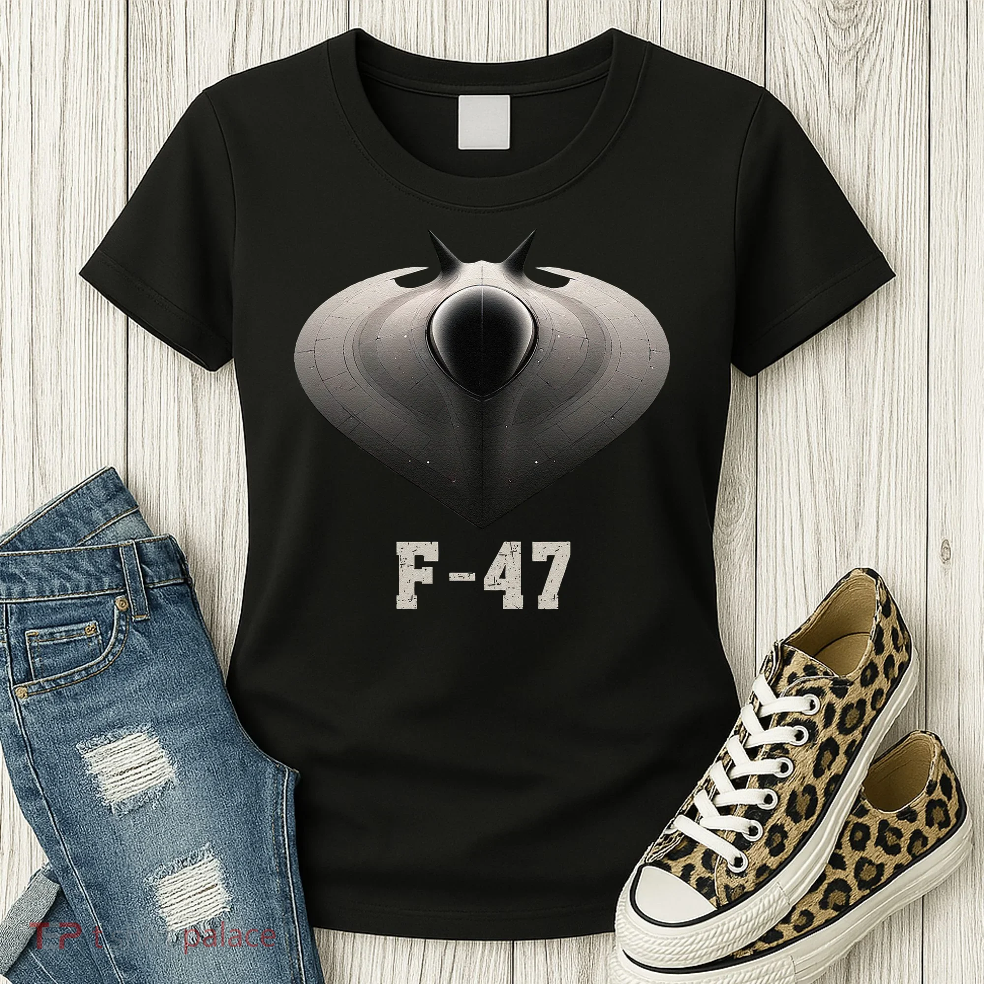 F47 Fighter Jet 6th Generation In Imagination Women's T-Shirt