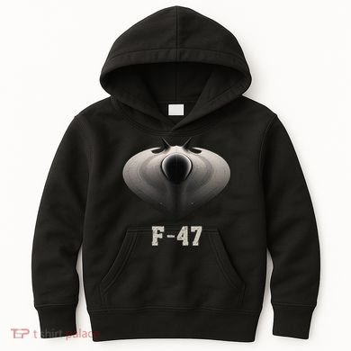 F47 Fighter Jet 6th Generation In Imagination Kids Hoodie