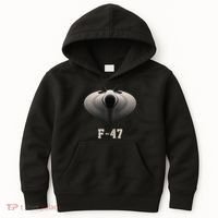 F47 Fighter Jet 6th Generation In Imagination Kids Hoodie thumb 0