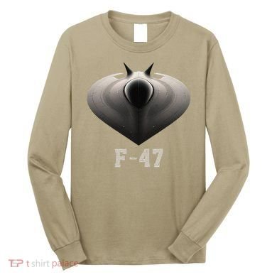F47 Fighter Jet 6th Generation In Imagination Long Sleeve Shirt