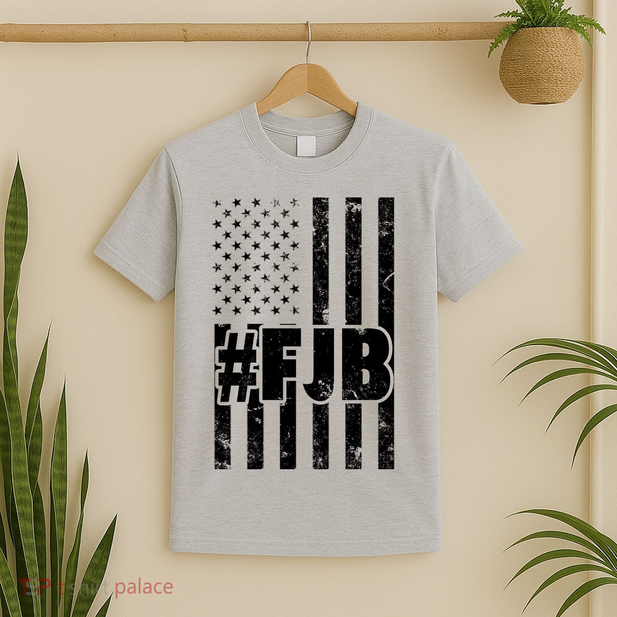 FJB F Joe Biden Vintage American Flag T-Shirt