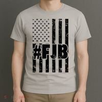 FJB F Joe Biden Vintage American Flag T-Shirt thumb 3