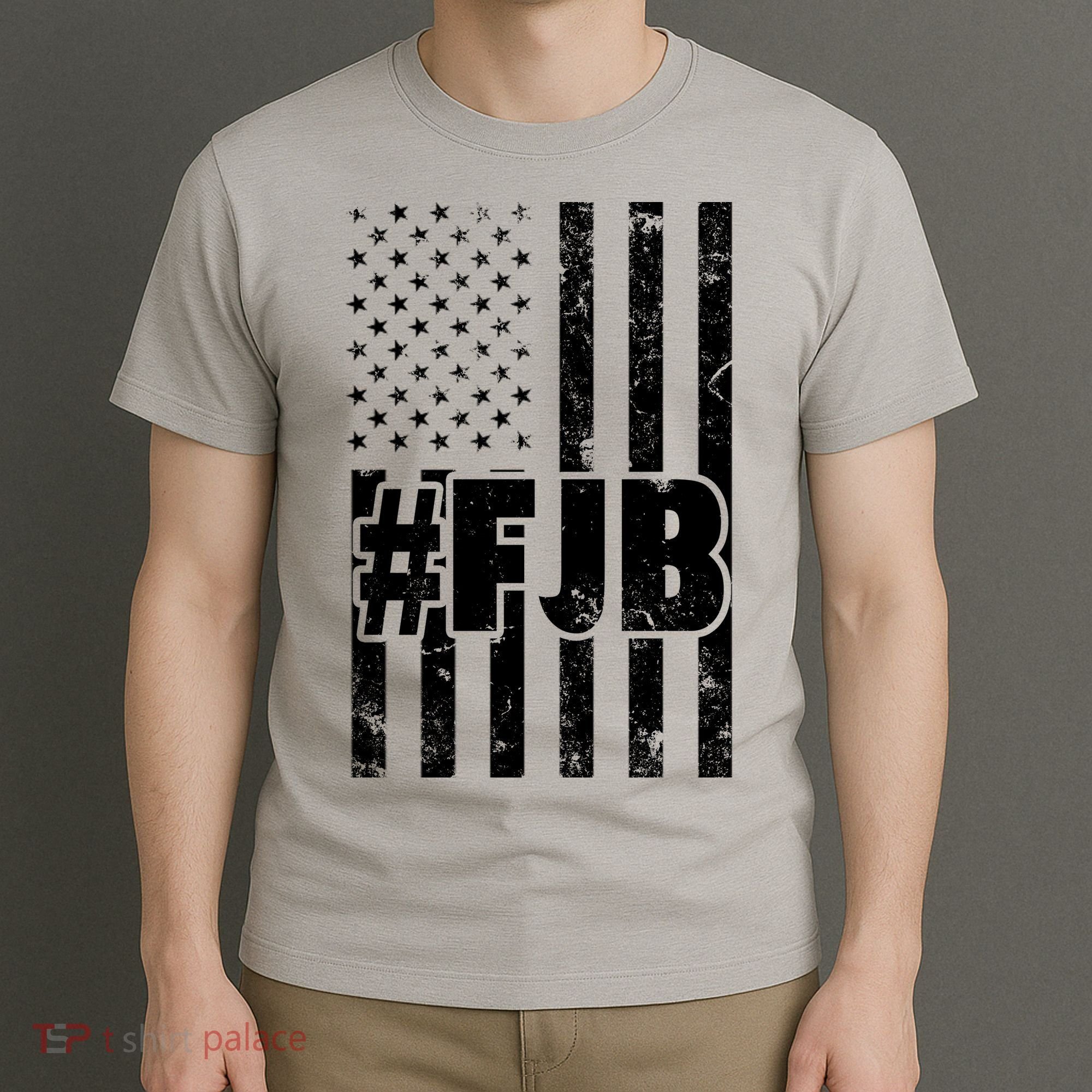 FJB F Joe Biden Vintage American Flag T-Shirt