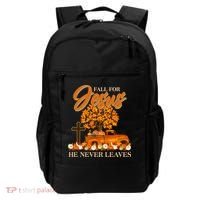 Fall For Jesus Ne Never Leaves Backpack thumb 0