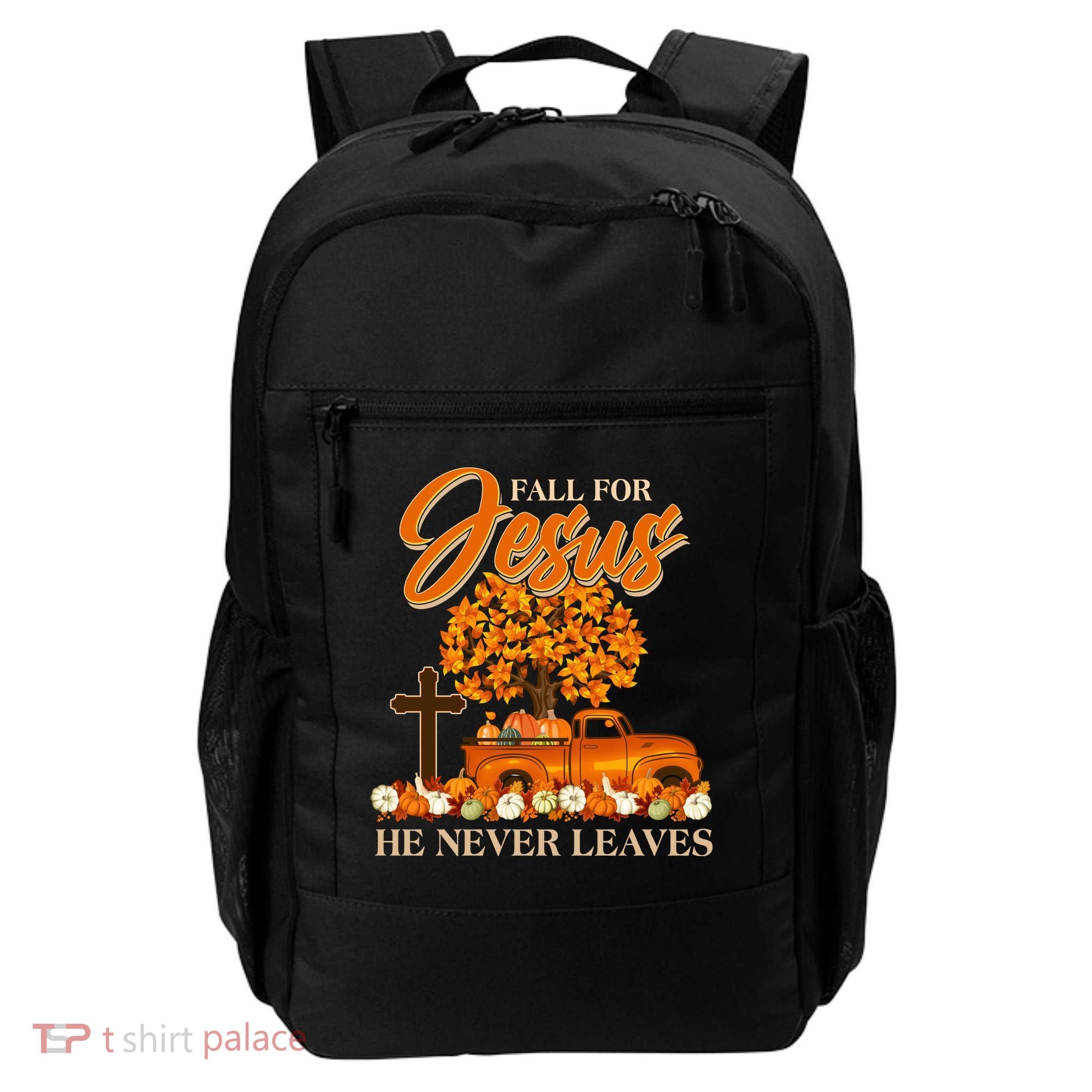 Fall For Jesus Ne Never Leaves Backpack