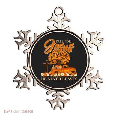 Fall For Jesus Ne Never Leaves Ornament