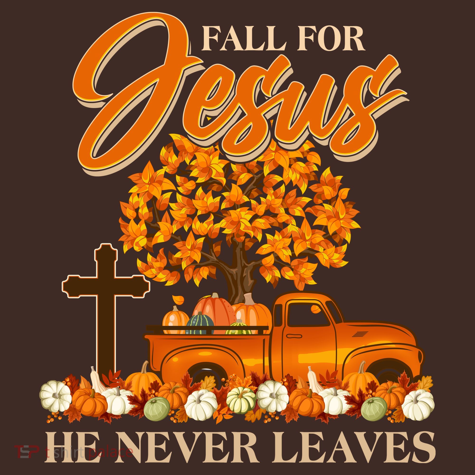 Fall For Jesus Ne Never Leaves Beanie