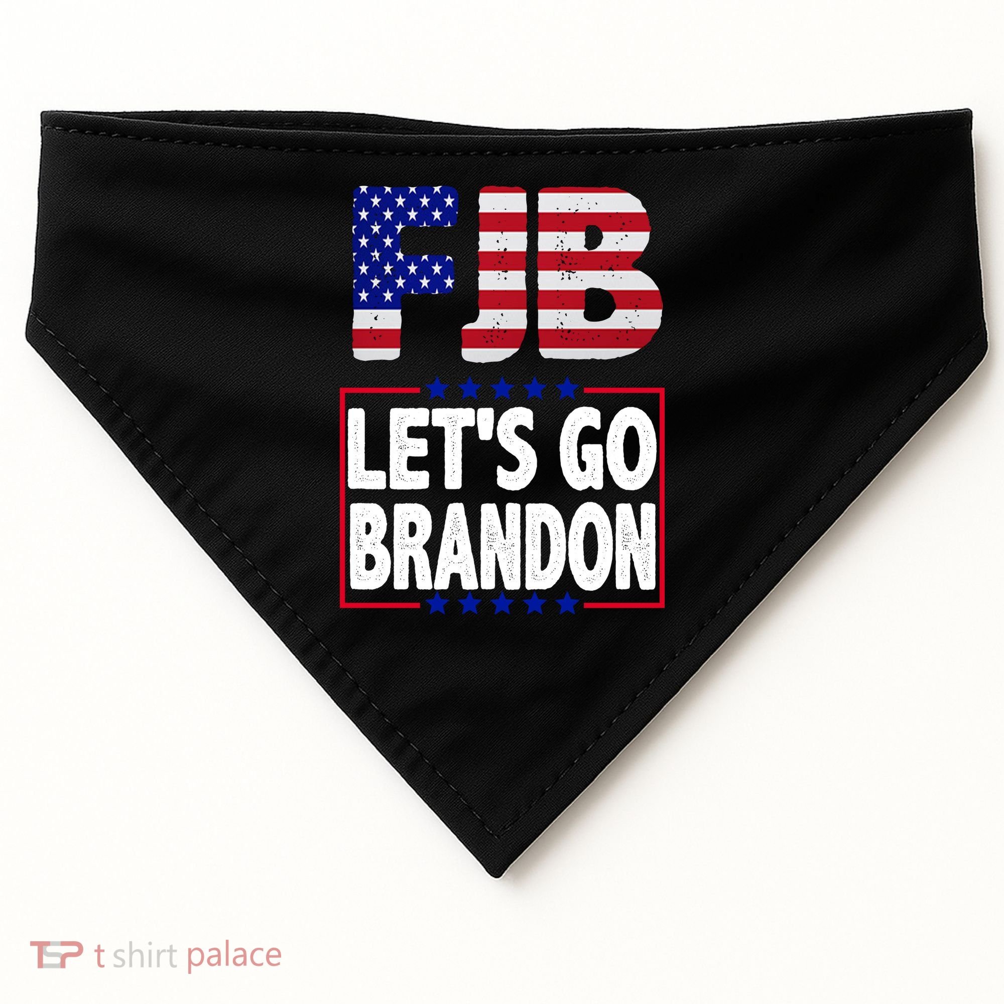 FJB F Joe Biden Lets Go Brandon USA-Made Doggie Bandana