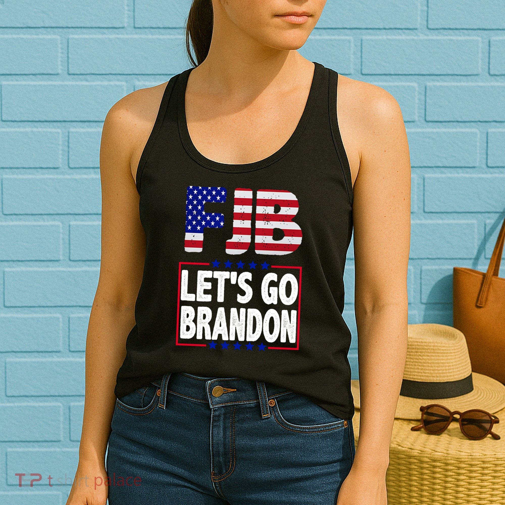 FJB F Joe Biden Lets Go Brandon Women's Tank Top
