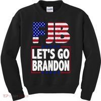 FJB F Joe Biden Lets Go Brandon Kids Sweatshirt thumb 0