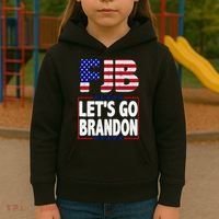 FJB F Joe Biden Lets Go Brandon Kids Hoodie thumb 3