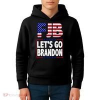 FJB F Joe Biden Lets Go Brandon Kids Hoodie thumb 4