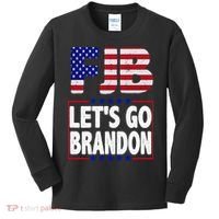 FJB F Joe Biden Lets Go Brandon Kids Long Sleeve Shirt thumb 0