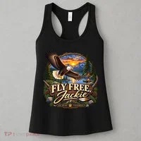 Fly Free Jackie Bald Eagle RIIP Women's Tank Top thumb 3