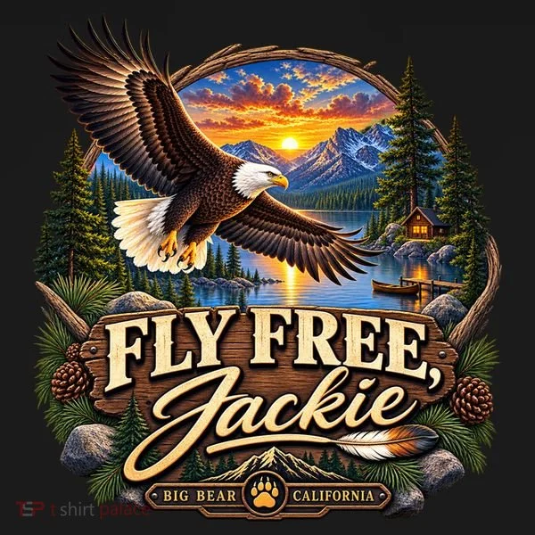 Fly Free Jackie Bald Eagle RIIP Women's Long Sleeve Shirt