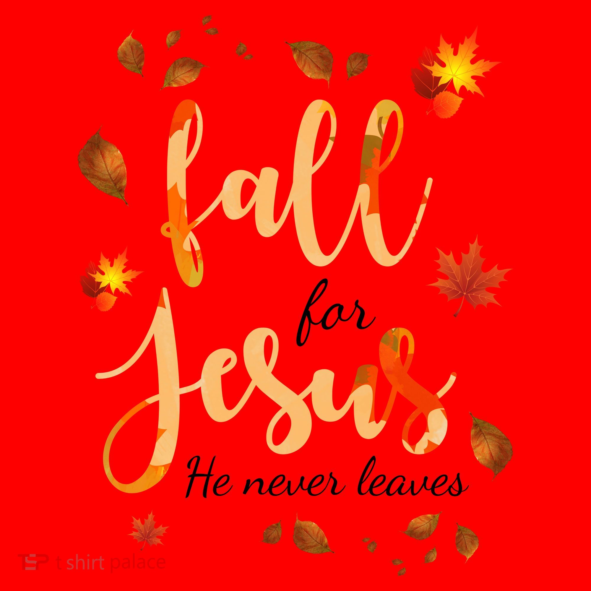 Fall For Jesus He Never Leaves Autumn Santa Hat