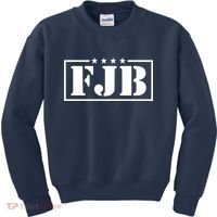 FJB F Joe Biden Anti Biden Military Kids Sweatshirt thumb 0