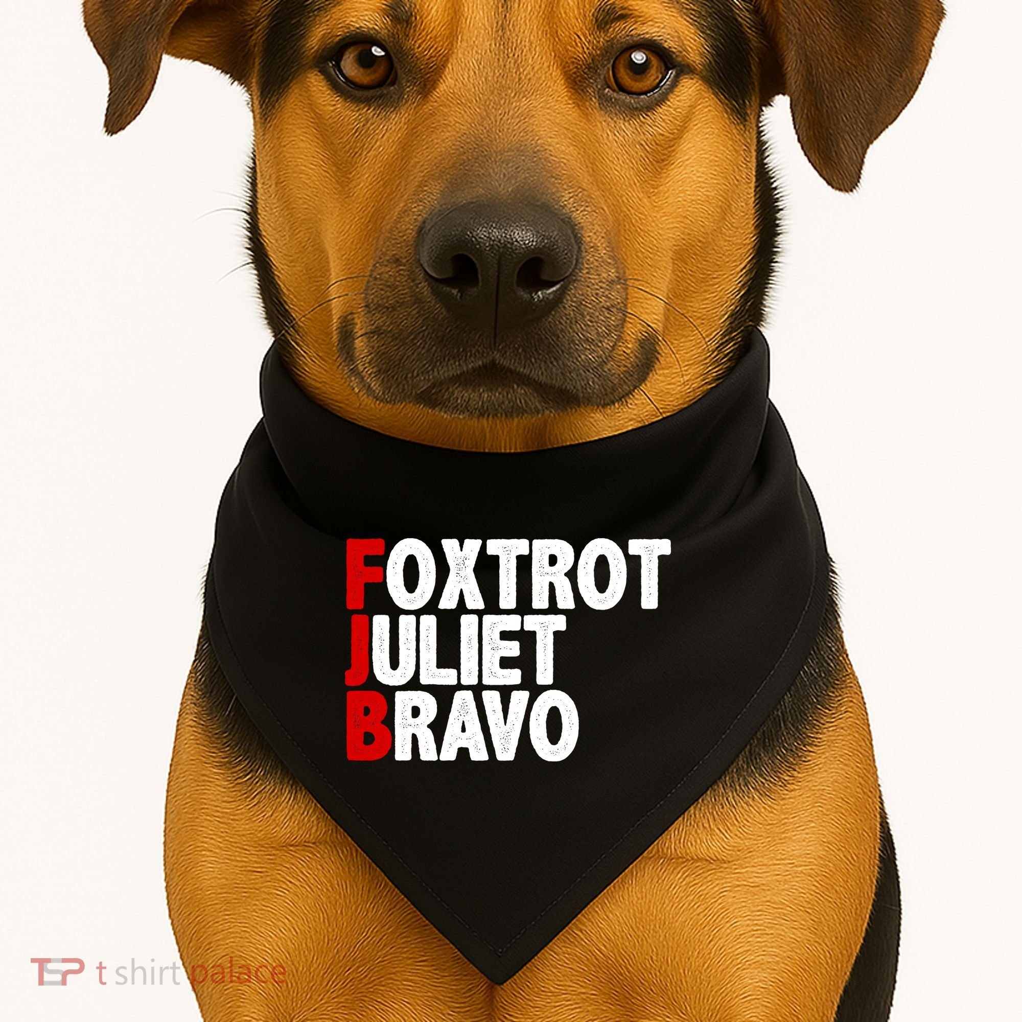 FJB Foxtrot Juliet Bravo USA-Made Doggie Bandana