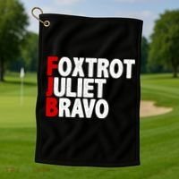 FJB Foxtrot Juliet Bravo Golf Towel thumb 1